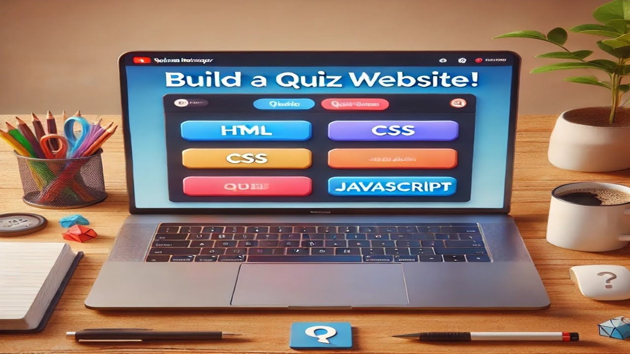 🔥 Build a Quiz Website Using HTML, CSS, & JavaScript | Step-by-Step ...