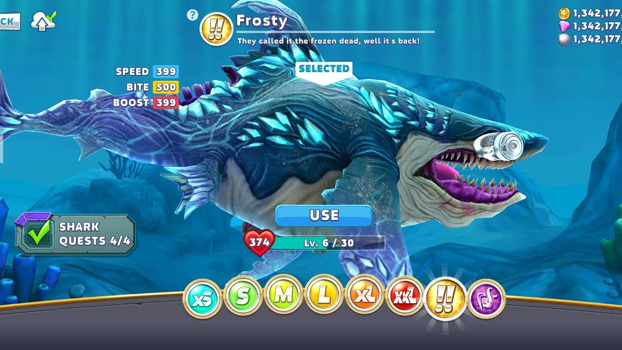 ANCIENT MEGALODON Shark Goes Crazy Epic Shark Attack  😂  in Hungry Shark evolution 🦈