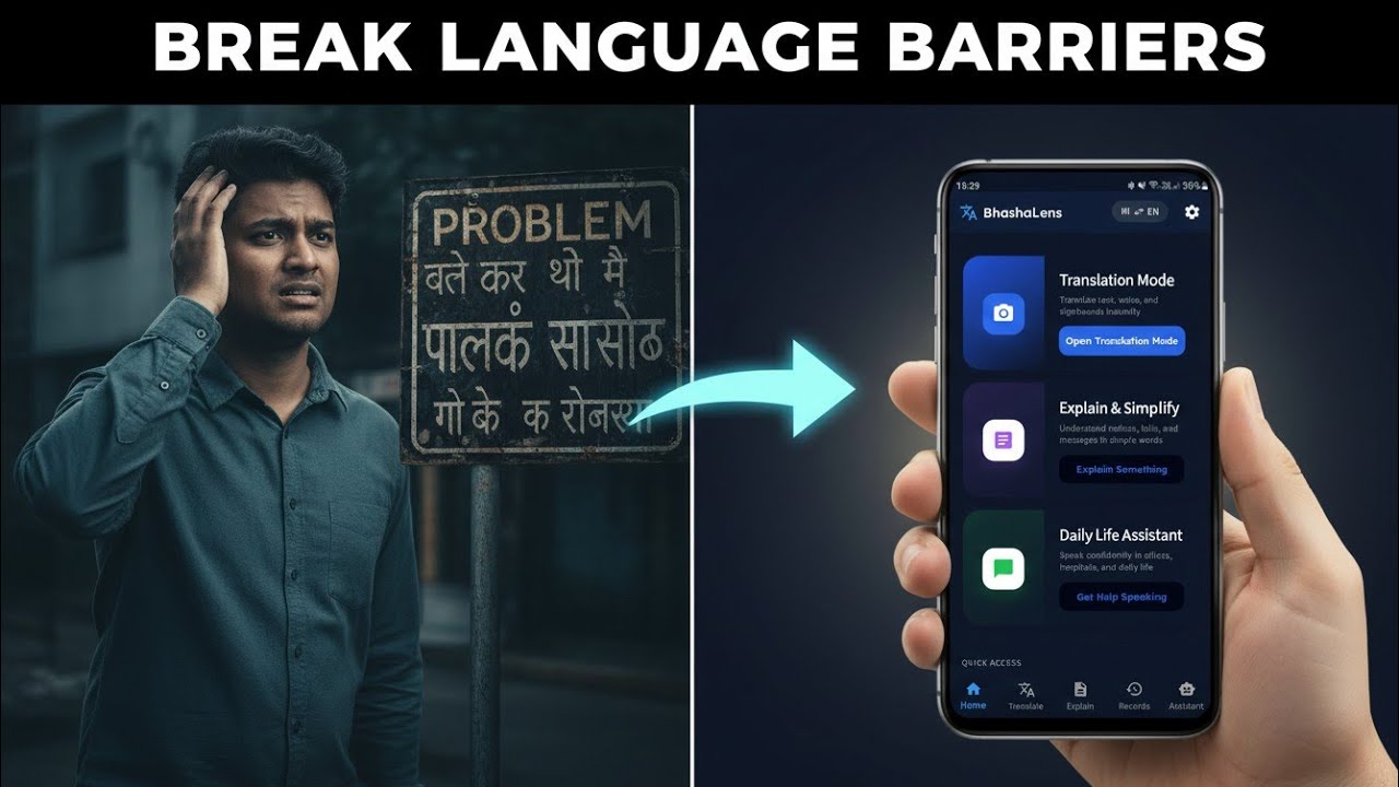 BhashaLens AI Demo | Translate, Simplify, and Understand Any Language Instantly