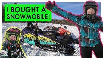 Learning How To Ride A Snowmobile | First Day on my new Polaris Pro RMK!