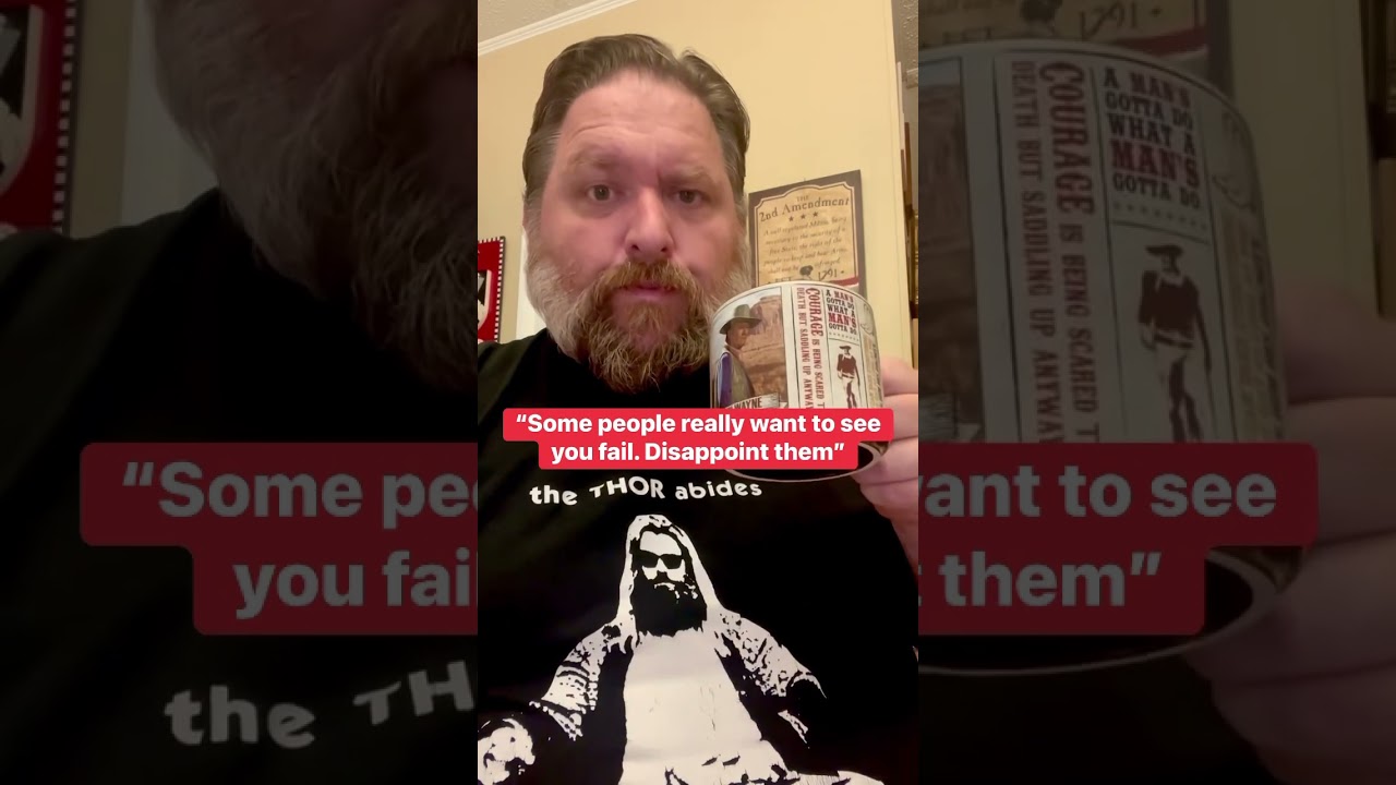 Great motivational quote from an unlikely source. Who said it?