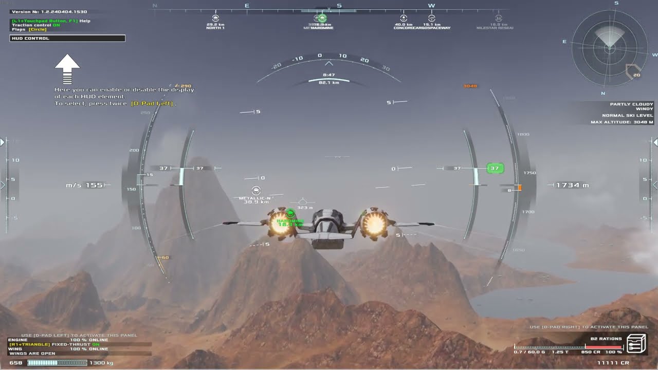 Frontier Pilot Simulator Upgrading Scarab to largest fuel tank