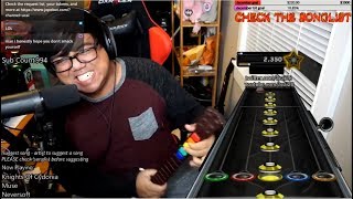 using TILT CONTROLS to play Guitar Hero