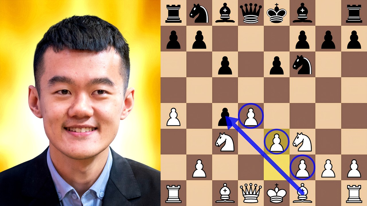 Ding Liren's Star Move Smashes Svidler's Slav
