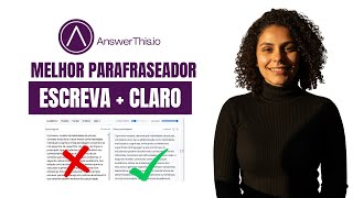 Melhor Parafraseador De Ia Deixe Sua Escrita Acadêmica Mais Clara E Original Answerthis