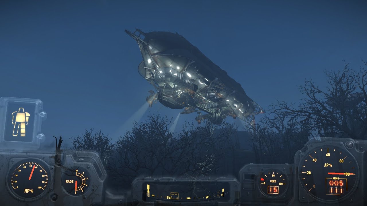 Fallout 4 дирижабль братства фото 19