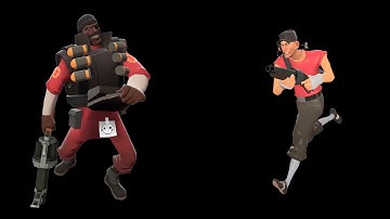 Demoman sees Scout