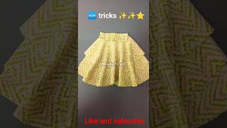✨👗 3 Layer Skirt Cutting Tips & Tutorial #shorts #skirt #diy #fashion #design