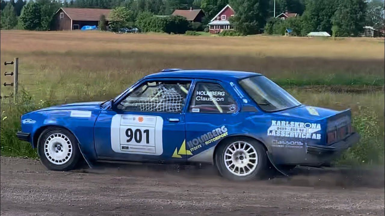 Opel Ascona B Rallying. Action|Sound|On The Limit.