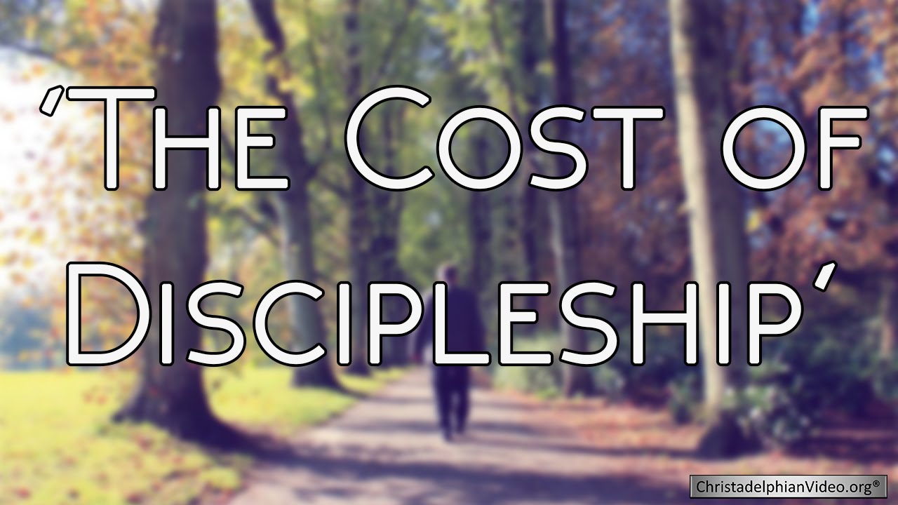 The Cost Of Discipleship - YouTube