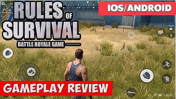 Rules Of Survival Android|IOS Gameplay || Same PUBG gameplay