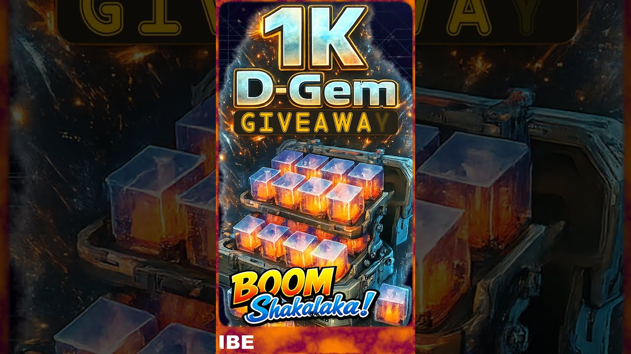 1K D-GEM GIVEAWAY What Would You Do With 1,000 D-Gems? UCMIFIAnZnM
