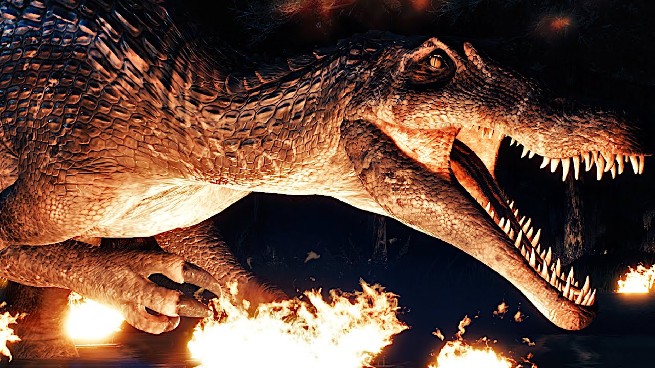 NEW Giganotosaurus Vs Spinosaurus ! Forest Fire ! How Jurassic World Dominion Should Have Ended JWE2