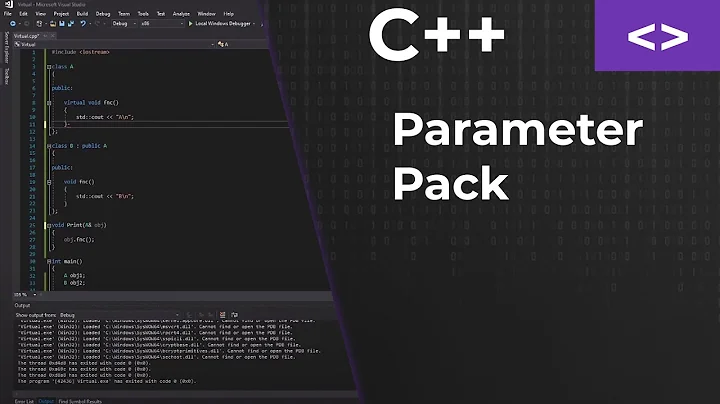 C++ Parameter Pack Basic Functions/Objects