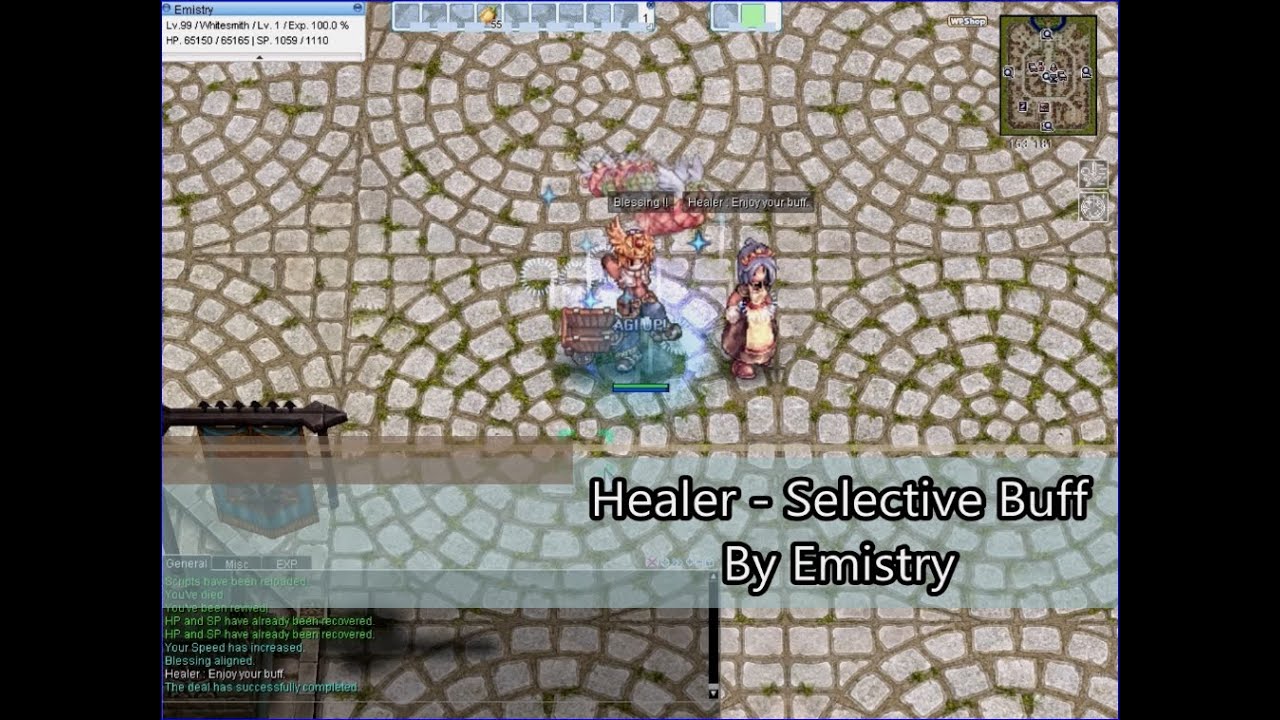 [RO] Healer - Selective Buff - YouTube