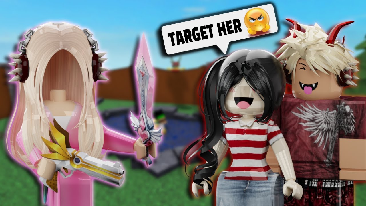 GETTING TARGETED AS A *GIRL TRYHARD* (Murder Mystery 2) (Murder Mystery 2)