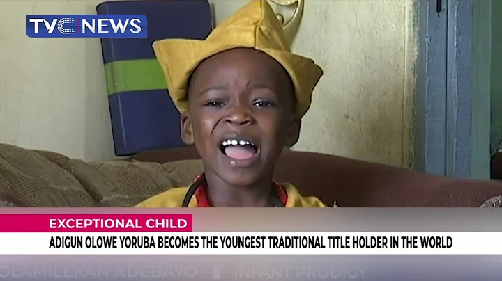 [WATCH] Adigun Olowe Yoruba Becomes The Youngest Traditional Title Holder In The World