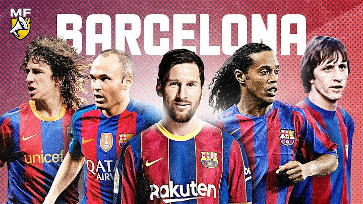 Top 15 des Légendes du FC BARCELONE 🔥