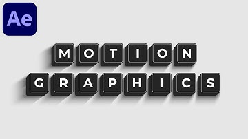 Animatie van toetsenbordtoetsen in After Effects - After Effects-zelfstudie | Geen plug-ins