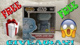 Funko Pop Starwars Supreme Leader Snoke Figure Review Sold Out Free Giveaway