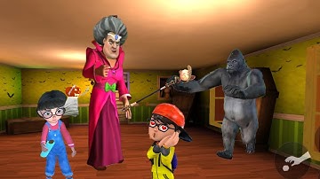 Scary Teacher 3D Game | New Update All New Levels Trouble In Paradise (Android,iOS)