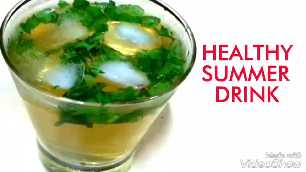 Summer Drink Recipe/ Coconut Green Tea Recipe/ Refreshing Summer Drink