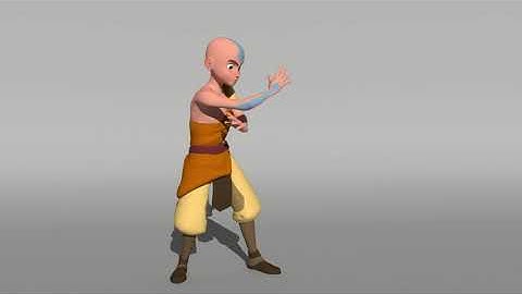 Aang 3D Animation