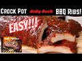 Crock Pot Baby Back BBQ Ribs, #spareribs #babybackribs #BBQ