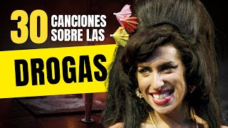 🎸Canciones de rock que hablan de LAS DROGAS 🎵 Las 30 canciones mas turbias!