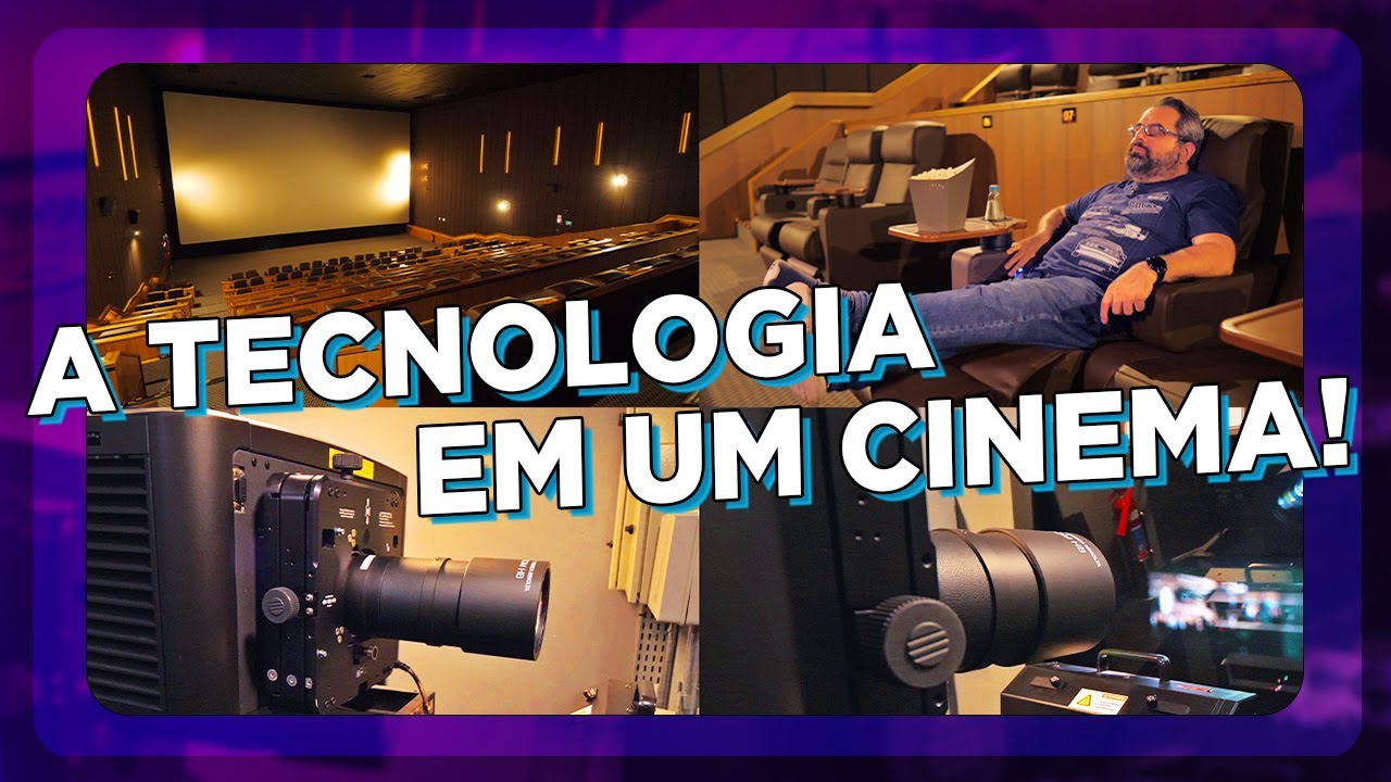 A TECNOLOGIA EM UMA SALA DE CINEMA!