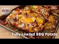 Fully-Loaded BBQ Potatoes with Pulled Pork