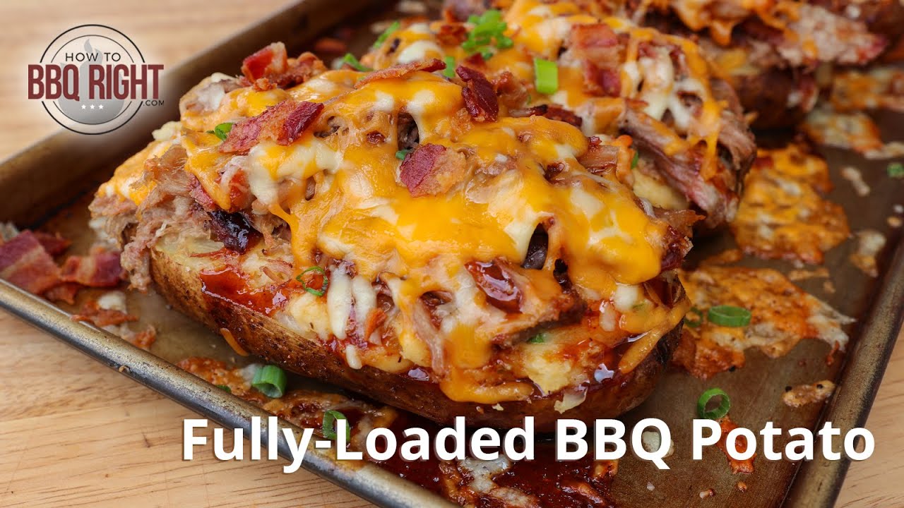 BBQ Baked Potato Recipe with Pulled Pork
