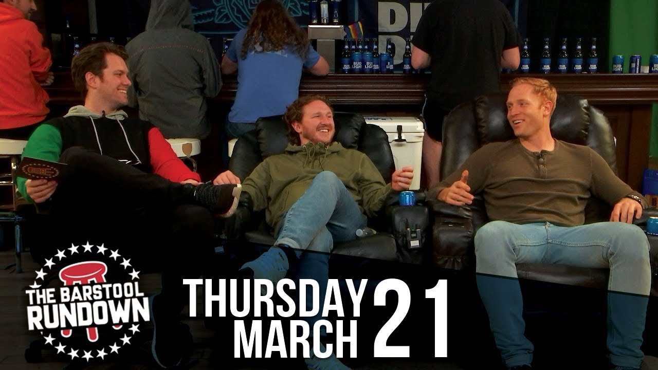 sports comedy show Is Tommy Smokes No Longer Good Luck? - March 21, 2019 - Barstool Rundown