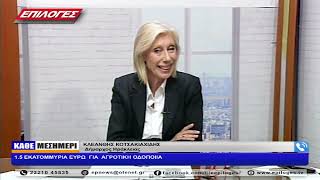 ΚΛΕΑΝΘΗΣ ΚΟΤΣΑΚΙΑΧΙΔΗΣ: 1.5 ΕΚΑΤΟΜΜΥΡΙΑ ΕΥΡΩ  ΓΙΑ  ΑΓΡΟΤΙΚΗ ΟΔΟΠΟΙΙΑ