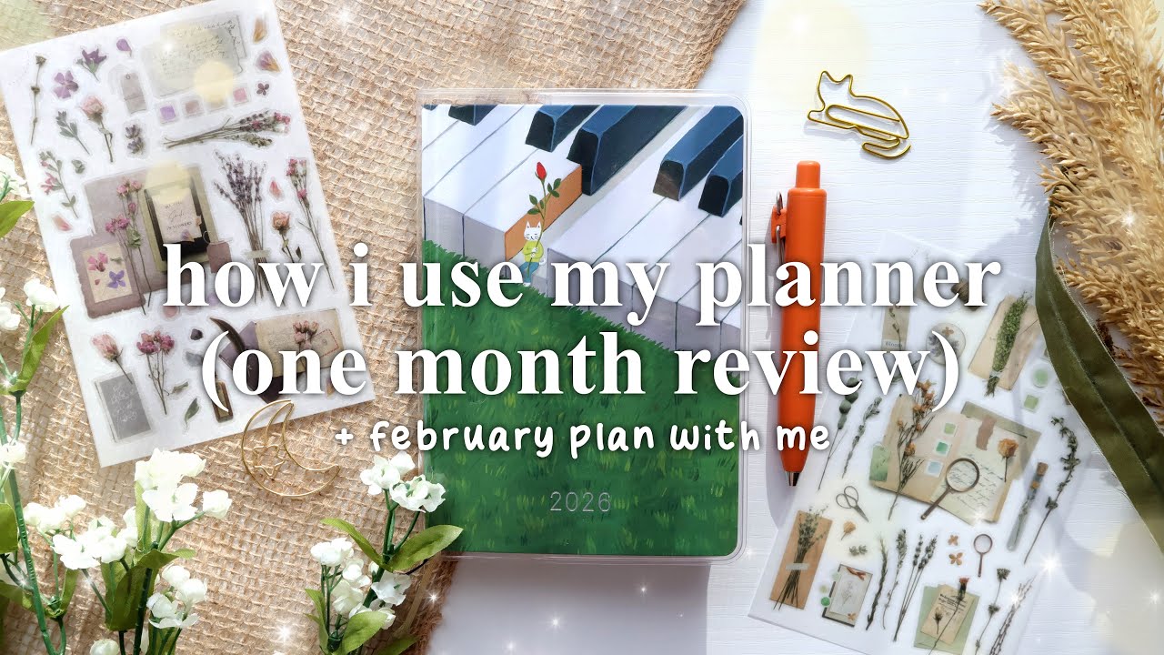 How the First Month Went in My Hobonichi HON + February Plan With Me 2026