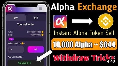 big update Alpha network exchange launch how to work Alpha exchange