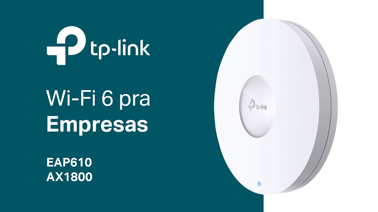 TP-Link Omada EAP610 Access Point Wi-Fi 6 AX1800 Teto PoE+ E