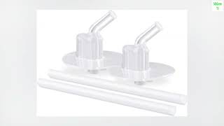 Thermos Replacement Straws for 12 Ounce Funtainer Bottle, Clear, one size (F401RS6)