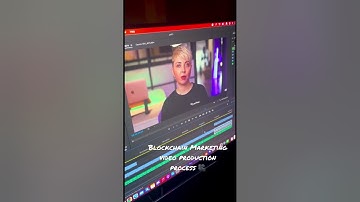 This is how videos for the Blockchain Marketing channel are made
