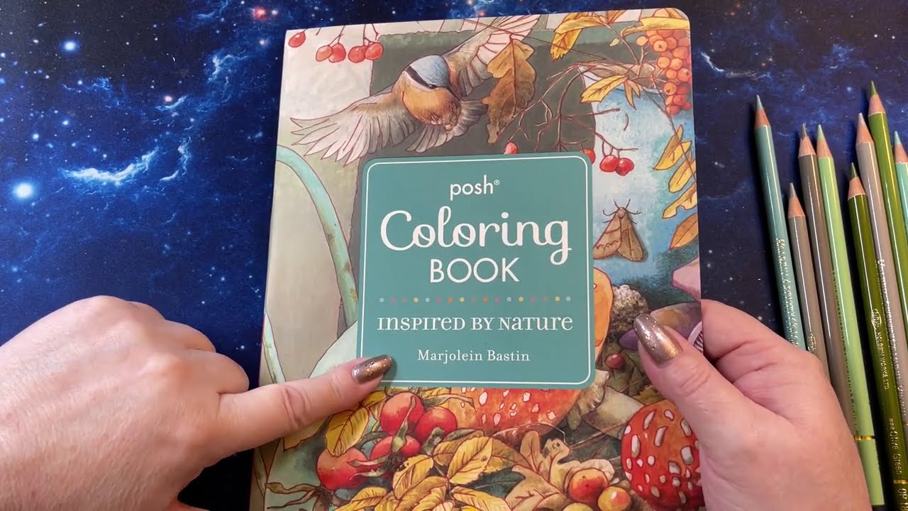 Adult Coloring - Inspired by Nature Posh coloring book