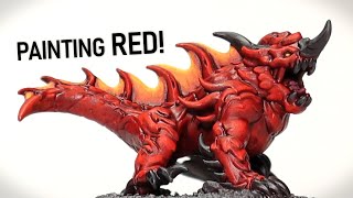 Painting Bold Vibrant RED is Easy!