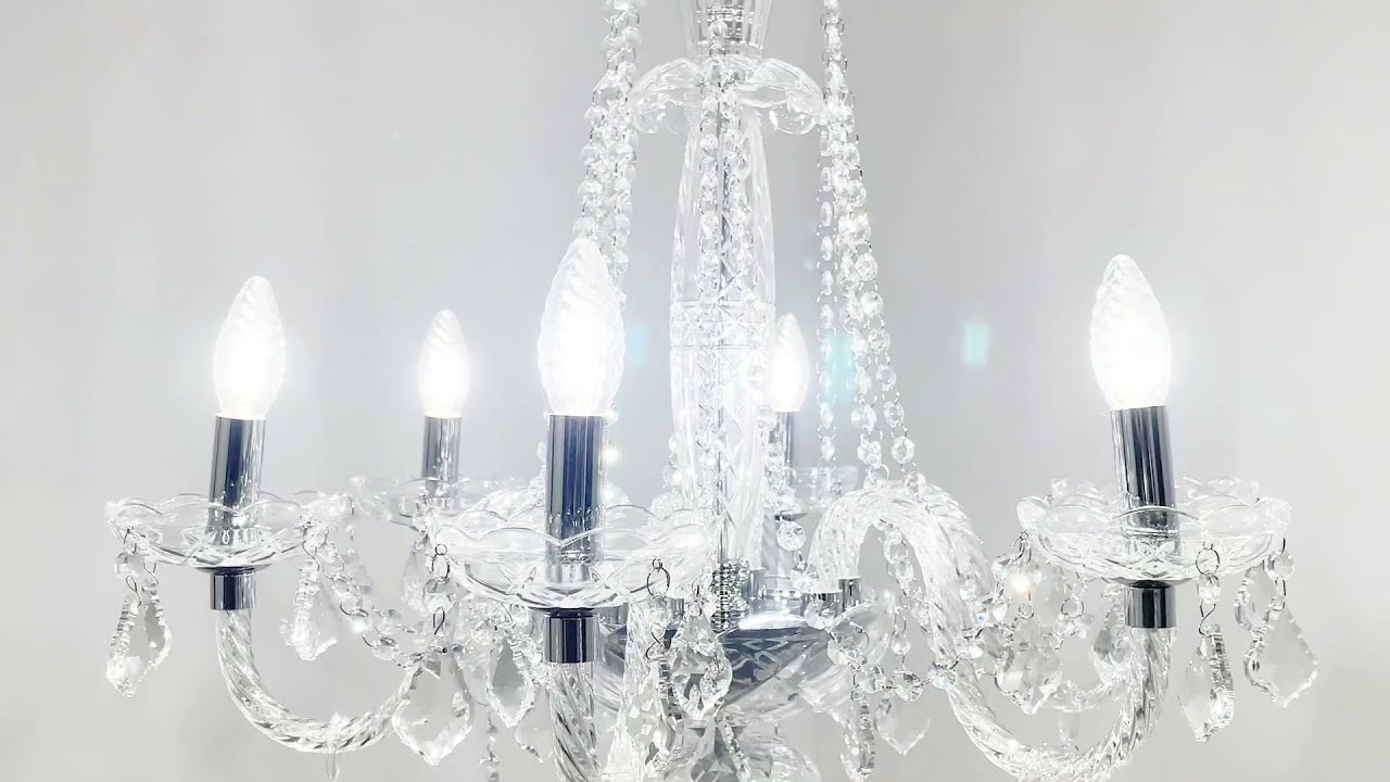 Подвесная люстра Rivoli Sogni - 6 рожков, хрусталь