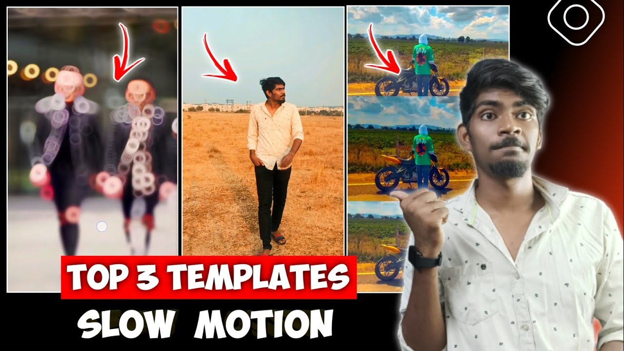 TOP 3 Slow Motion Templates In Capcut How To Edit Slow Motion Videos In Capcut App Slowmo