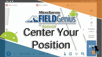 FieldGenius for Android: Center Your Position  Bench Mark