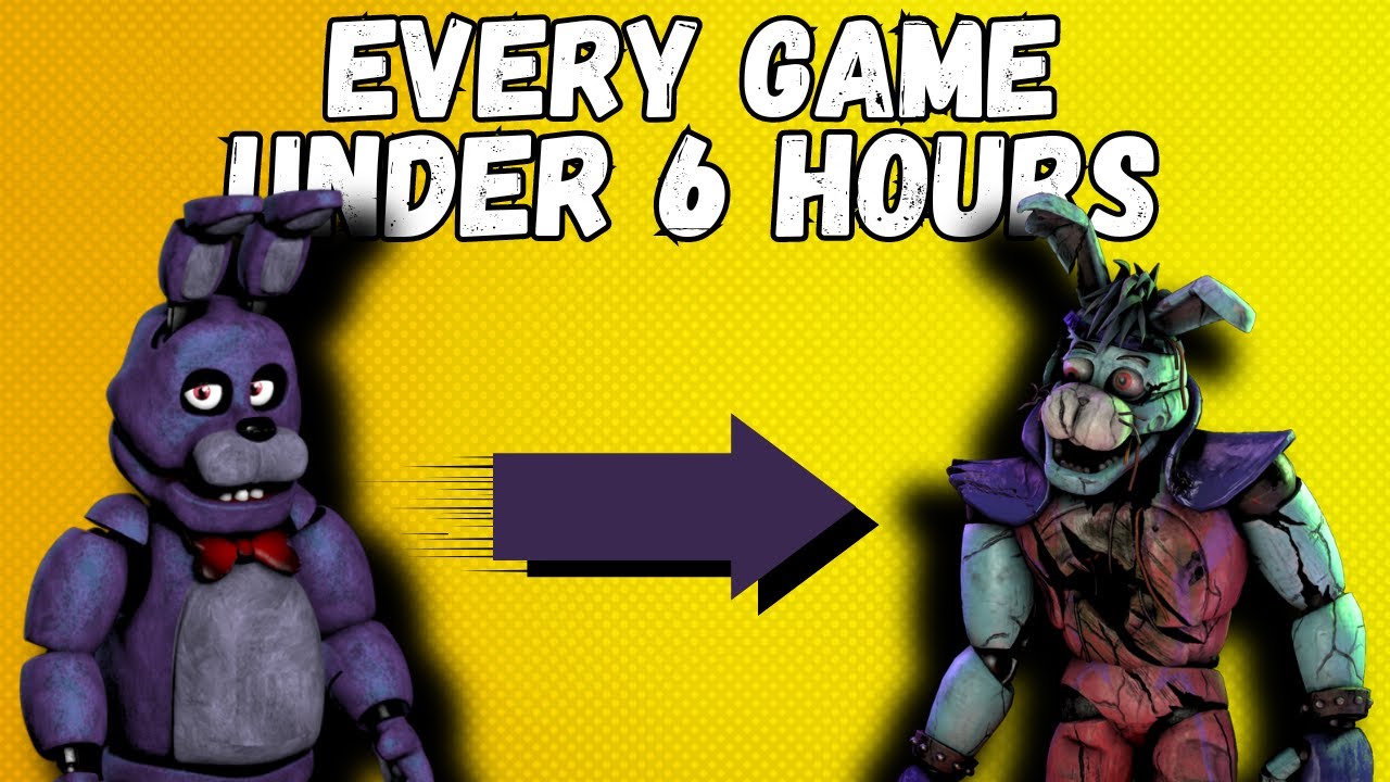 How I Beat EVERY FNAF GAME in UNDER 6 HOURS | Five Nights at Freddy's Speedrun
