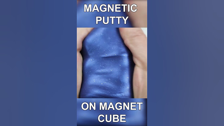 Magnetic Putty on Magnet Cube