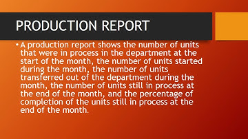 Process Costing Introduction
