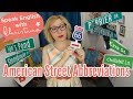 American Street Types & Abbreviations | Learn English Online
