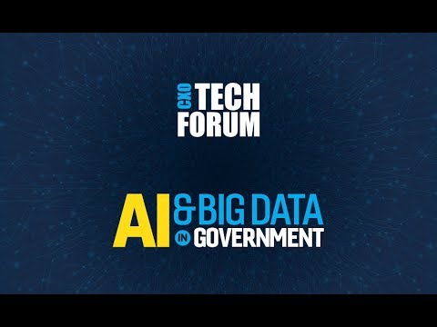 CXO Tech Forum AI and Big Data in Government
