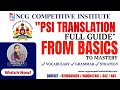 "PSI Exam Translation: Vocabulary + Grammar + Tricks (All-in-One)" | BY SHWETHA K S #psitranslation